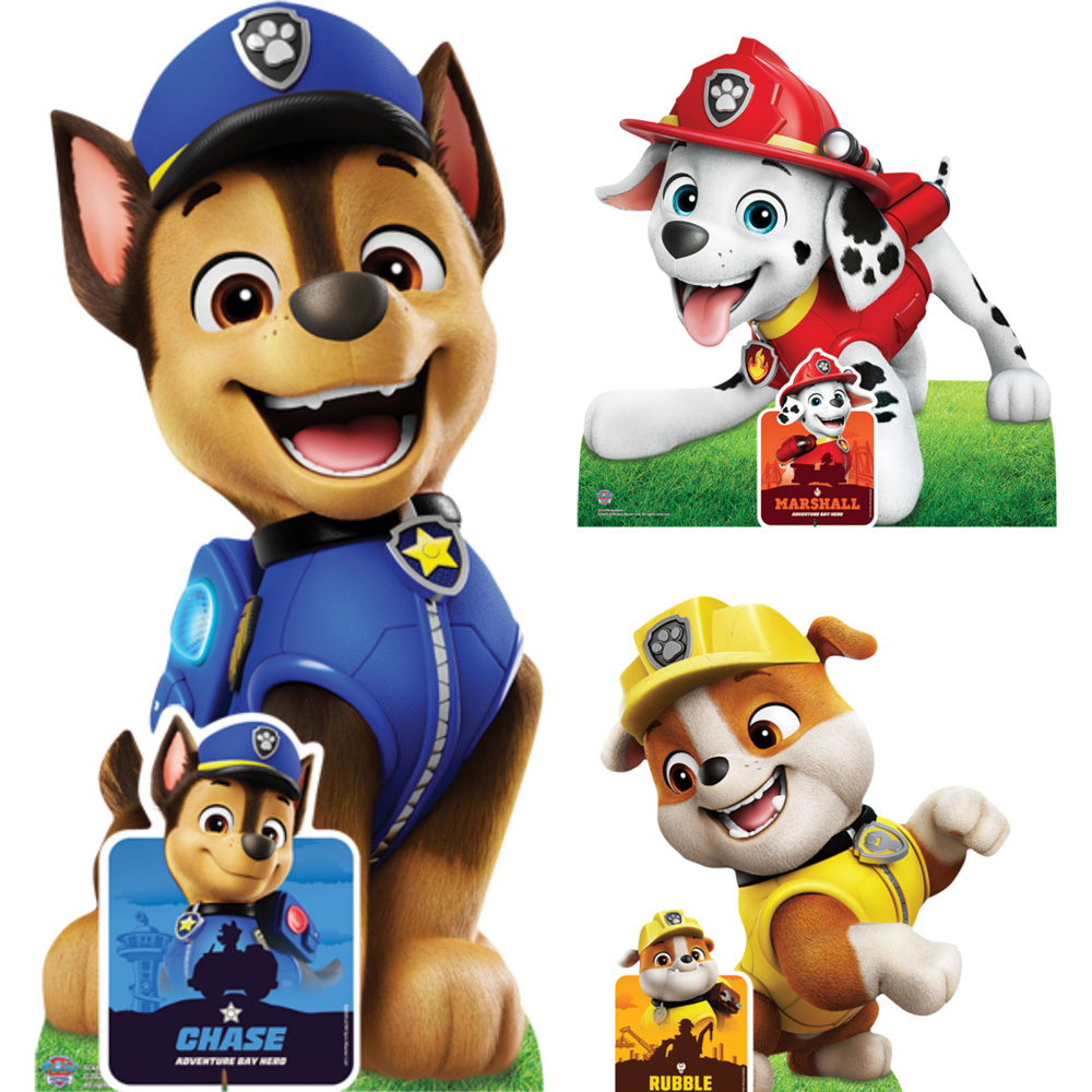 Star Cutouts Chase Marshall Rubble Multi Pack Cutout 2.2ft Image 1