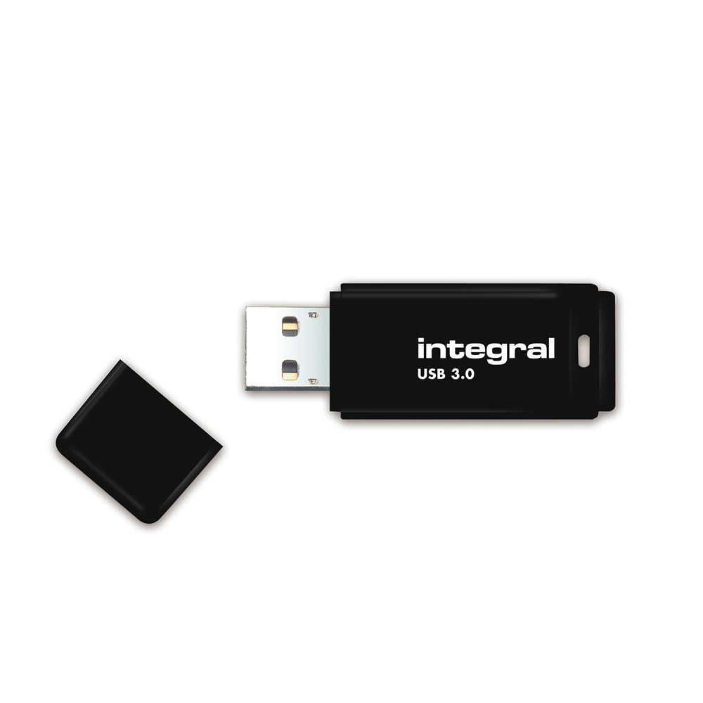 Integral  Black 32GB USB 3.0 Flash Drive Image 2