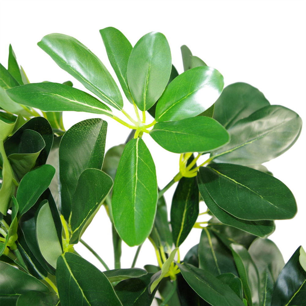 Leaf Arboricola Ficus Artificial Tree Pot 3ft Image 3
