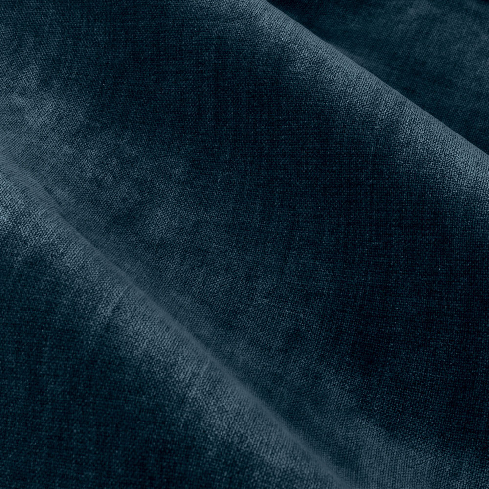 Yard Heavy Navy Chenille Blackout Pencil Pleat Curtains 117 x 137cm Image 4