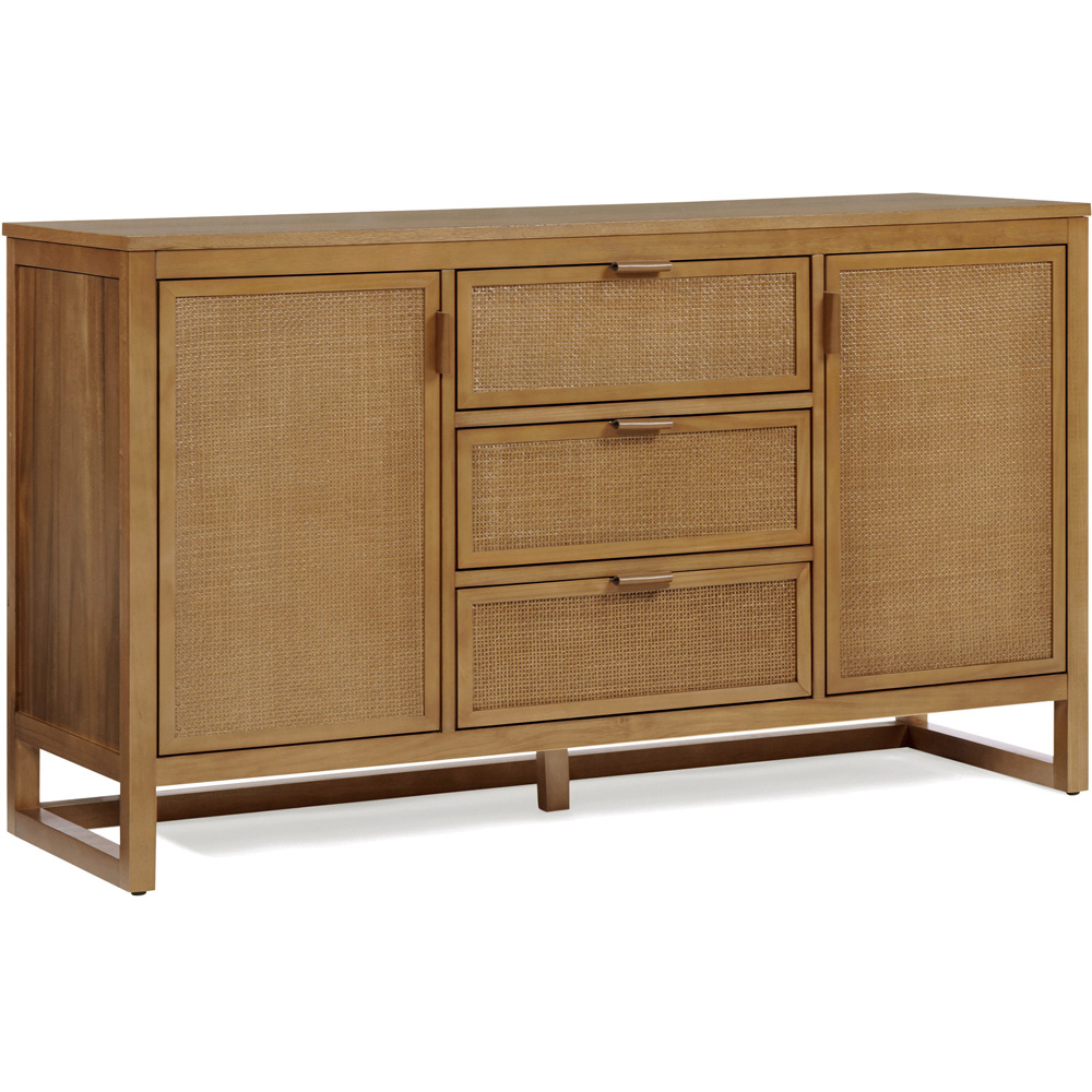 Teamson Home Hatteras 2 Door 3 Drawer Natural Sideboard Image 2