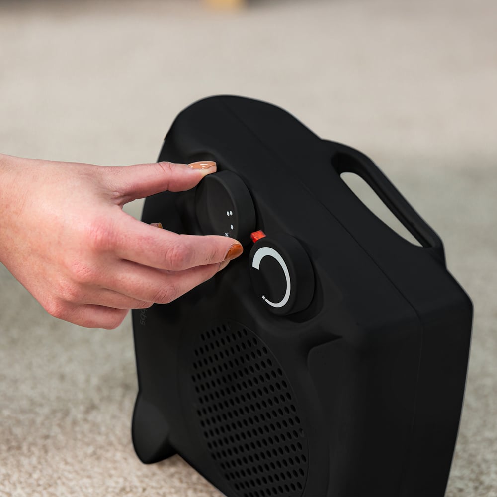 Russell Hobbs RHFH1005B Black Fan Heater 2000W Image 5