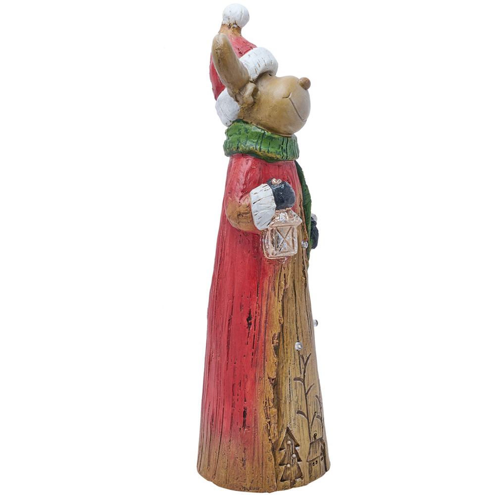 The Seasonal Gift Co. LED Reindeer Wood Effect Christmas Decoration Image 2