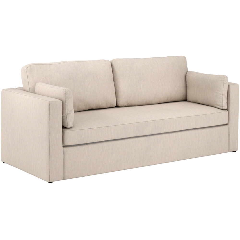 Newport 3 Seater Stone Sofa Image 3