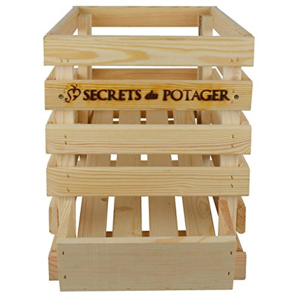 Fallen Fruits Wooden Onion Storage Crate Image 2