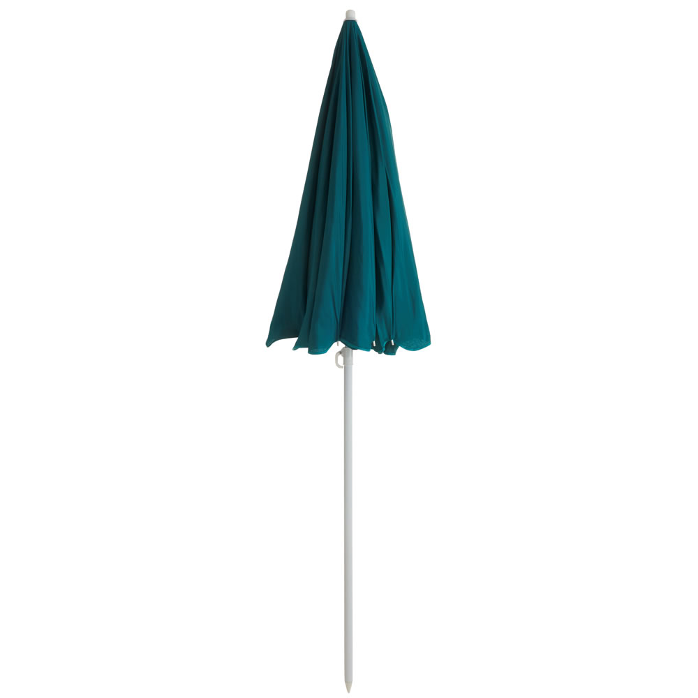 Wilko Beach Parasol Green Wilko