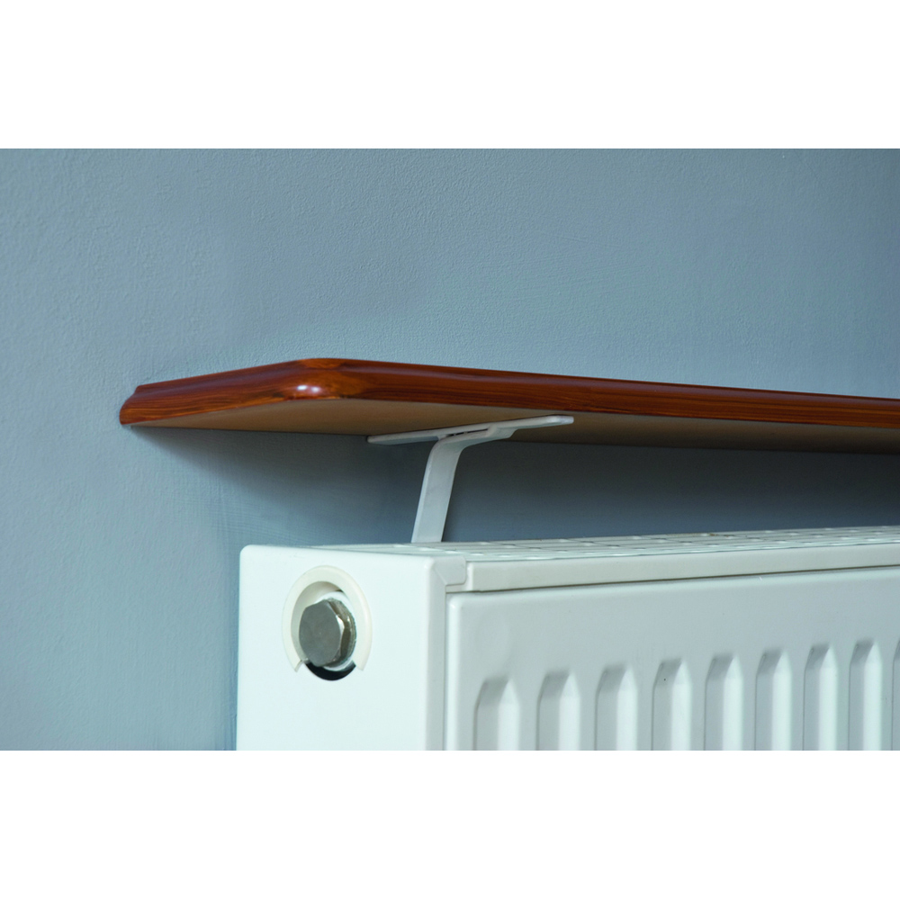 Greenhurst Oak Easy Fit Radiator Shelf 61cm Image 3