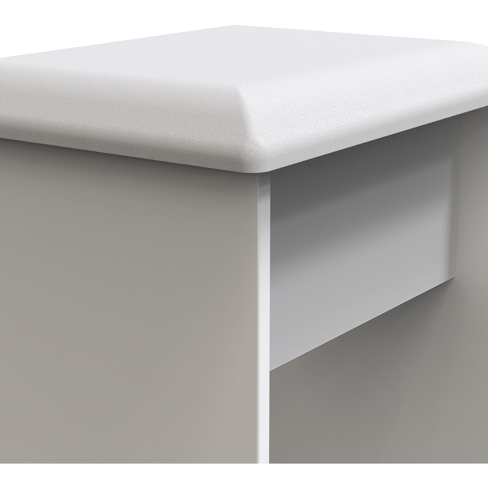 Crowndale Sussex Bardolino Oak Dressing Table Stool Image 5