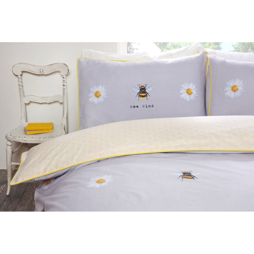 Rapport Home King Size Multicolour Bee Kind Duvet Set Image 2