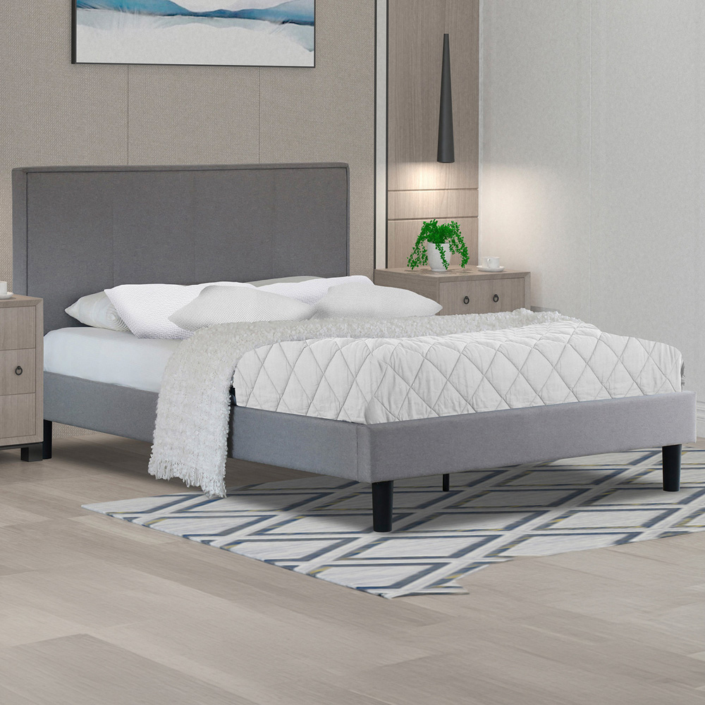 Alex Bed In A Box  Grey King Image 1