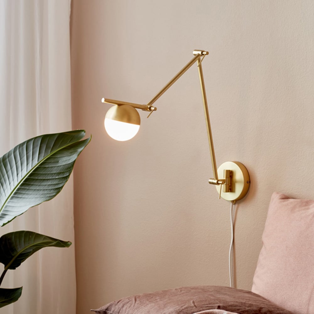 Nordlux Contina Brass Wall Light Image 2