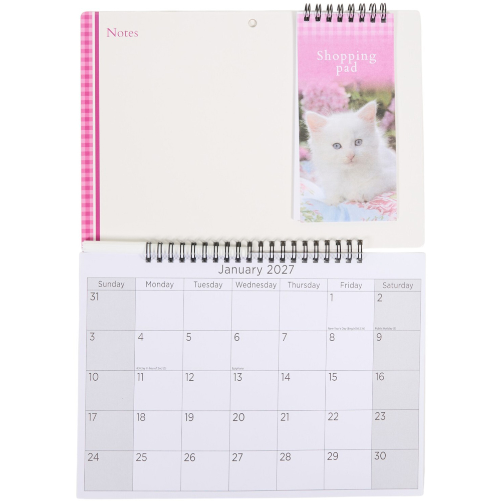 2027 Whiteboard Calendar with Pad and Pen Image 4