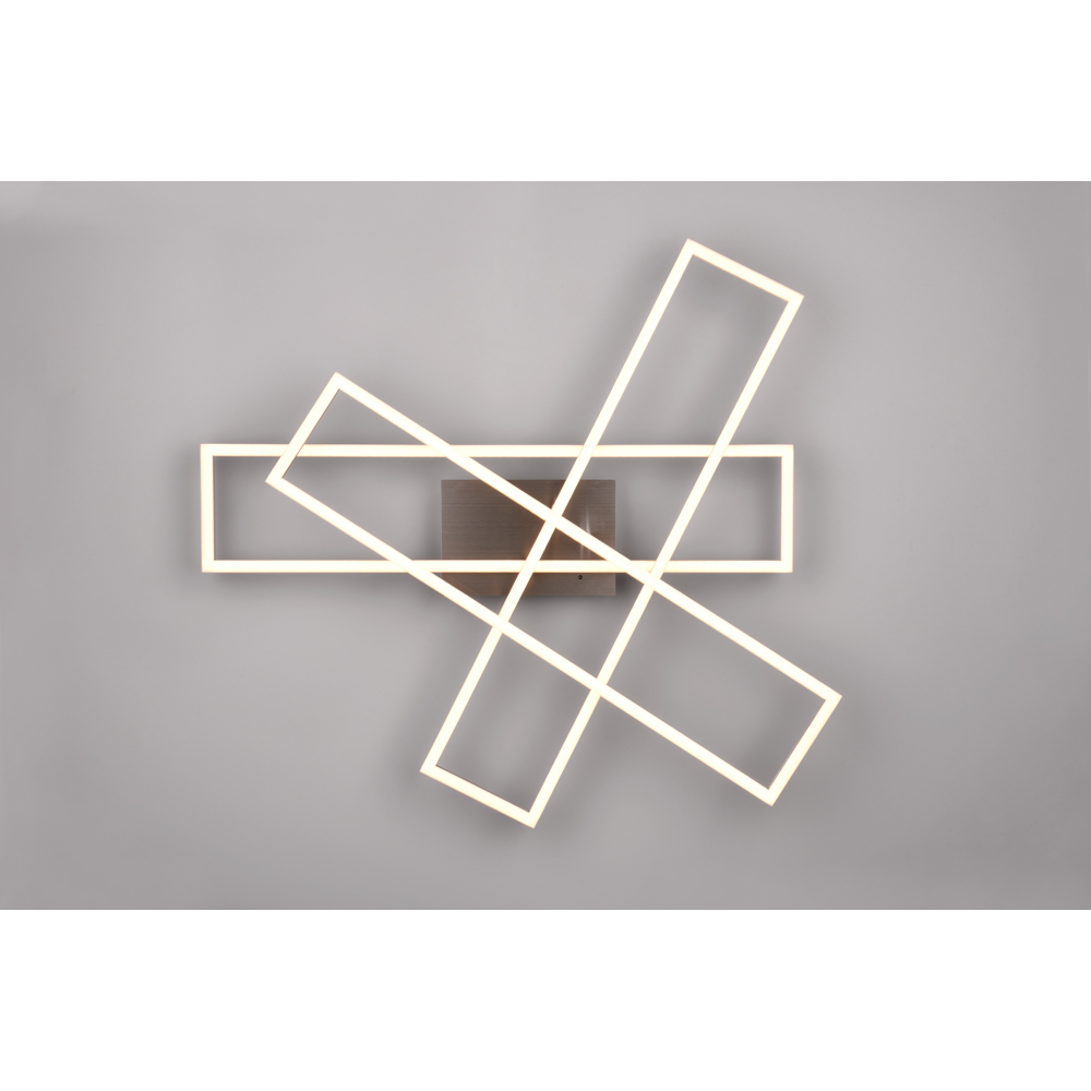 TRIO Corso Matt Nickel LED Ceiling Light Image 4