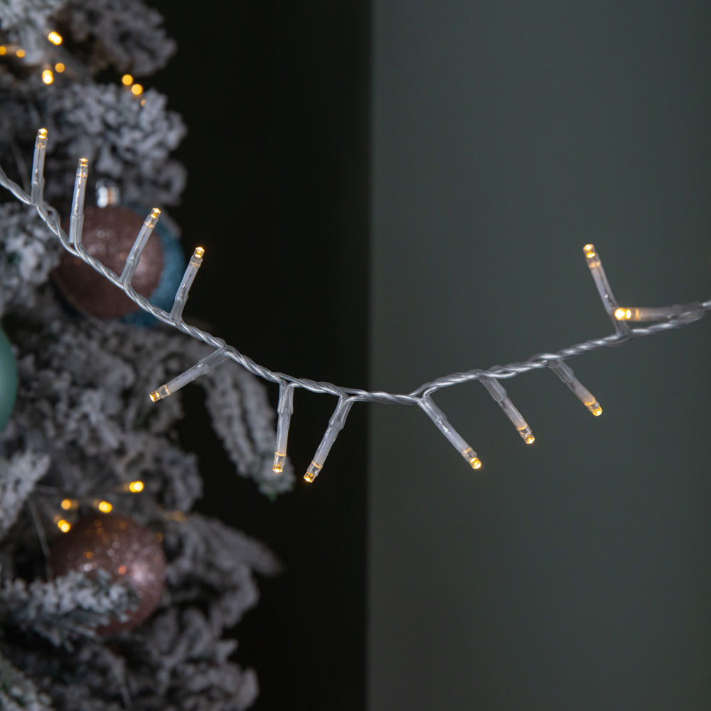 Samuel Alexander TreeBrights 750 Warm White LED Clear Cable Christmas String Light 18.7m Image 1