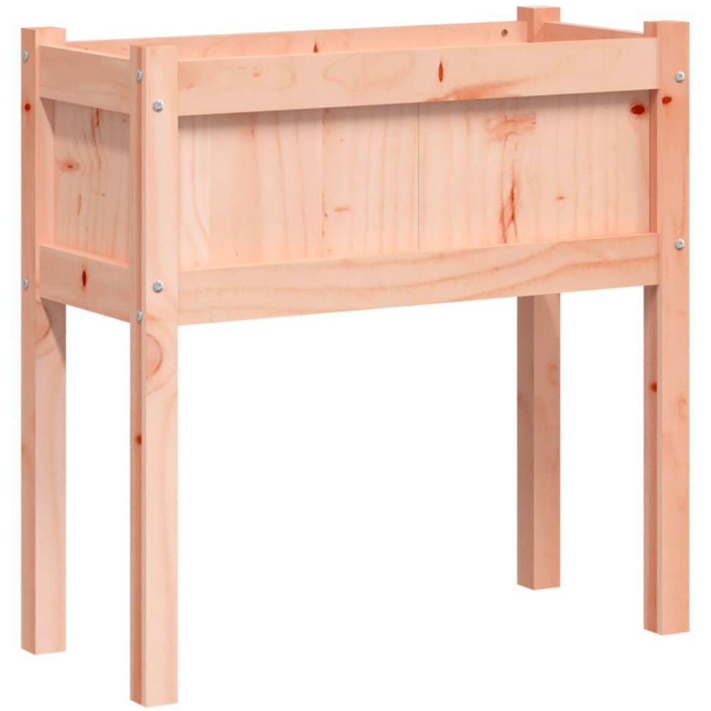 vidaXL Natural Douglas Wood Garden Planter 70 x 31 x 70cm Image 6