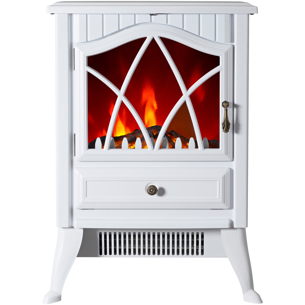 Neo Black Electric Flame Effect Fire Heater 1800W Image 3
