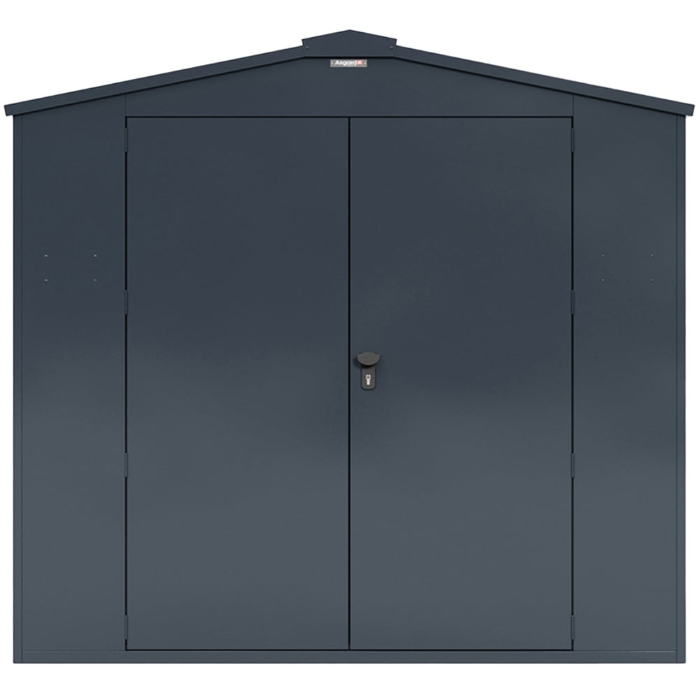 Asgard Gladiator 7 x 11ft Double Door Grey High Security Apex Garden Shed Image 3