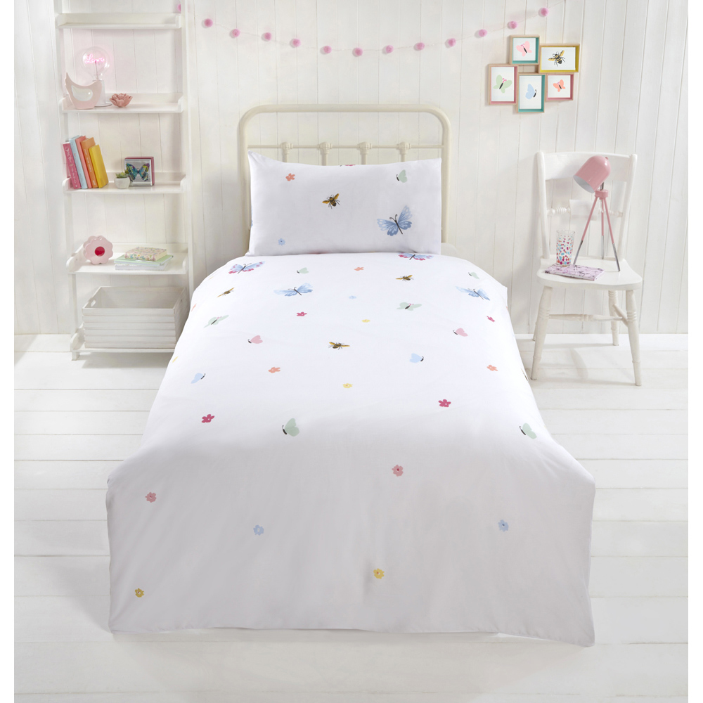 Rapport Home PH Butterflies and Bees Single Multicolour Duvet Cover Set Image 2