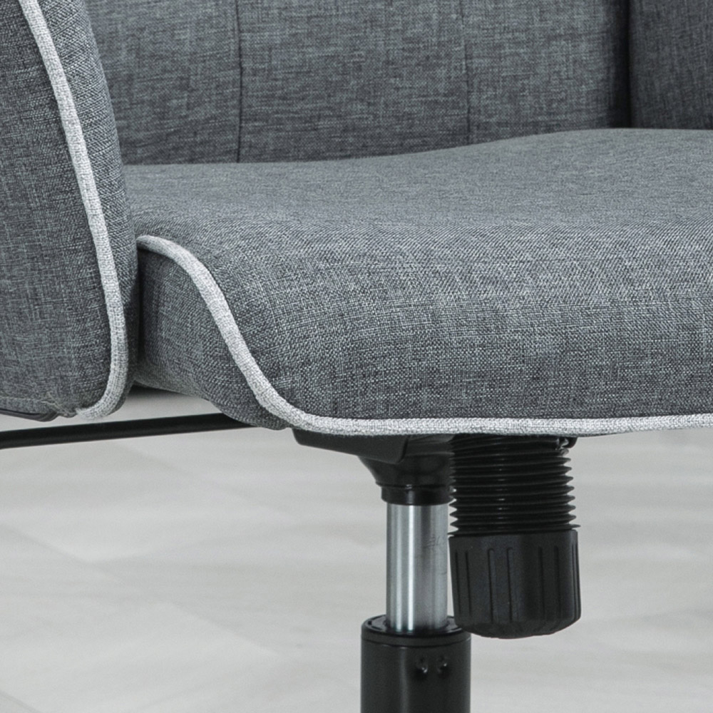 Portland Dark Grey Adjustable Swivel Chair Image 3