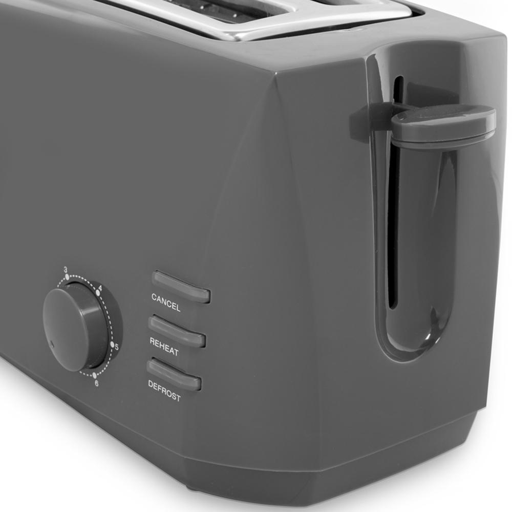 Benross Grey 4 Slice Cool Touch Toaster 1400W Image 5