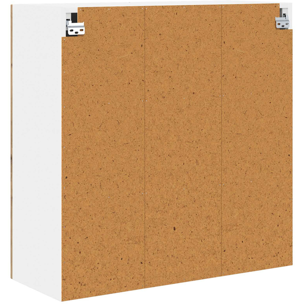 vidaXL 2 Glass Door Artisan Oak Kitchen Wall Cabinet Image 7