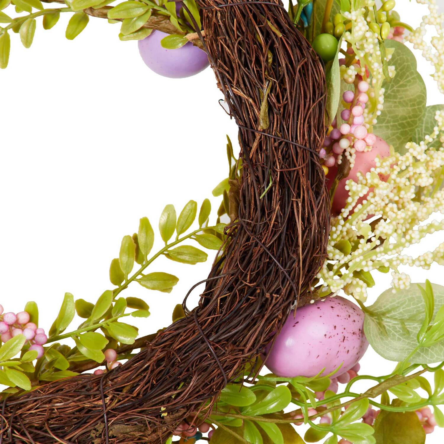 Easter Wreath Green 58cm Image 4