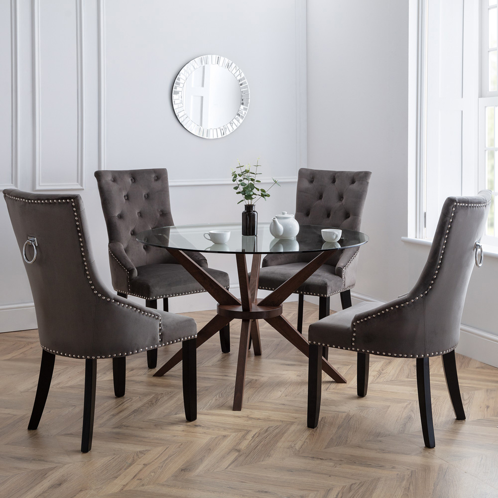 Julian Bowen Veneto Set of 2 Knockerback Chair Image 9