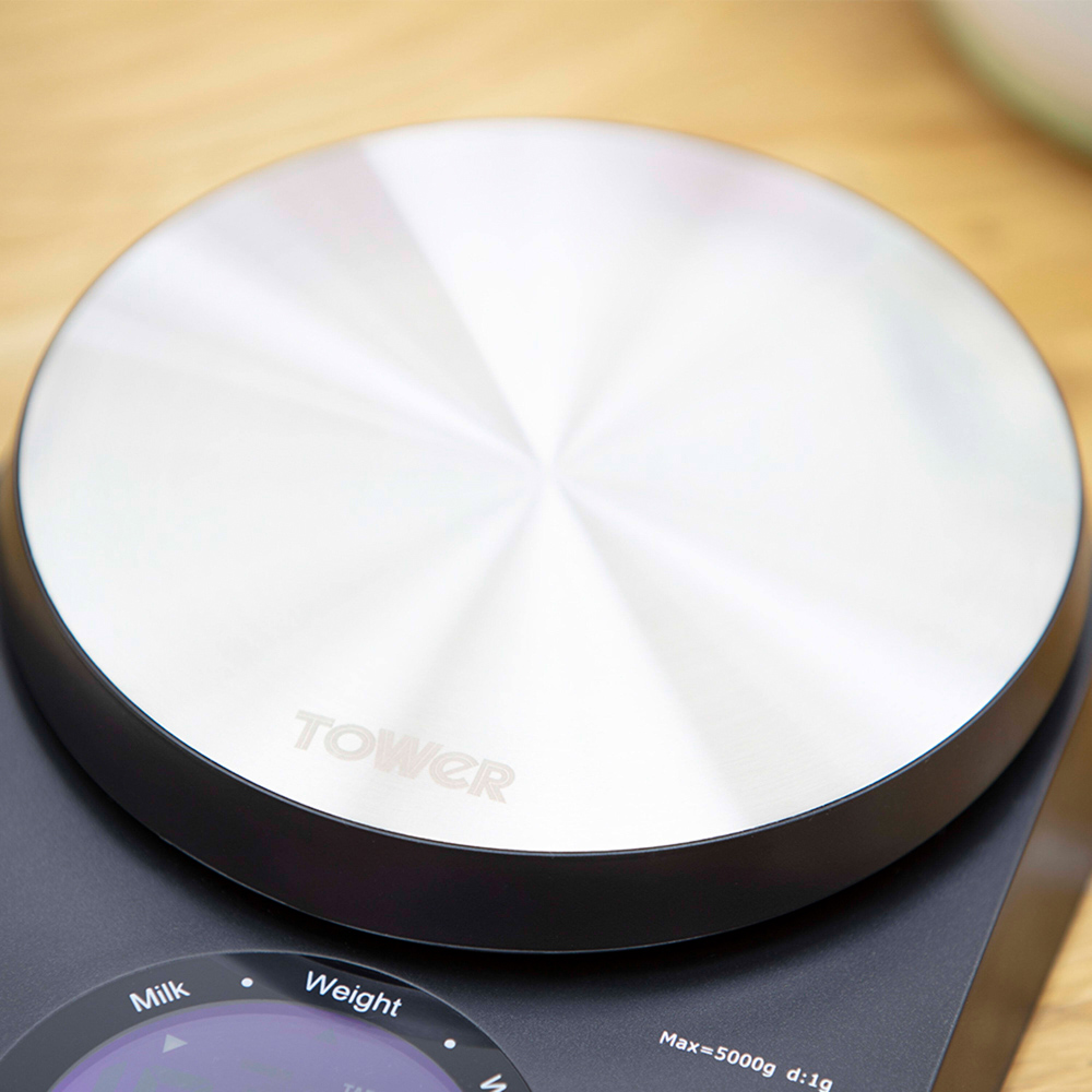 Tower Black Electronic Kitchen Scale Image 6