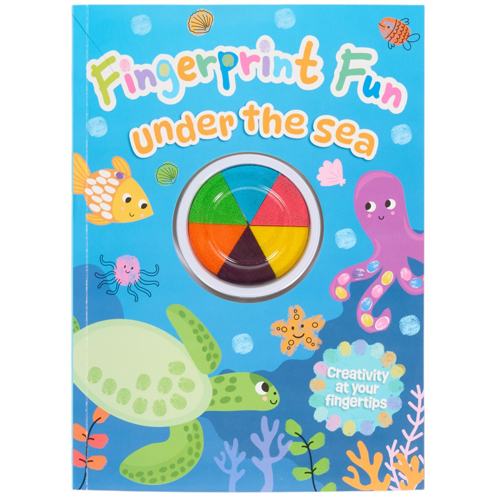 Fingerprint Fun Colouring Book Image 3