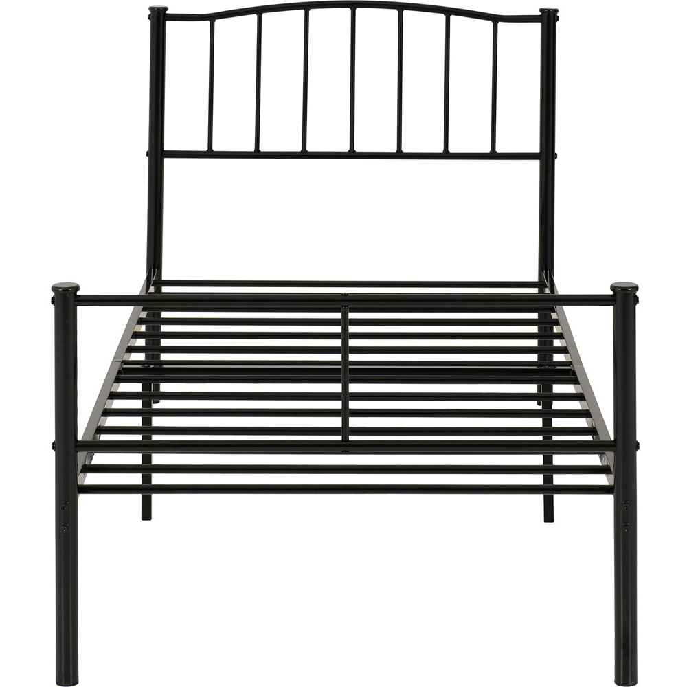 Seconique Newton Single Black Bed Frame Image 4