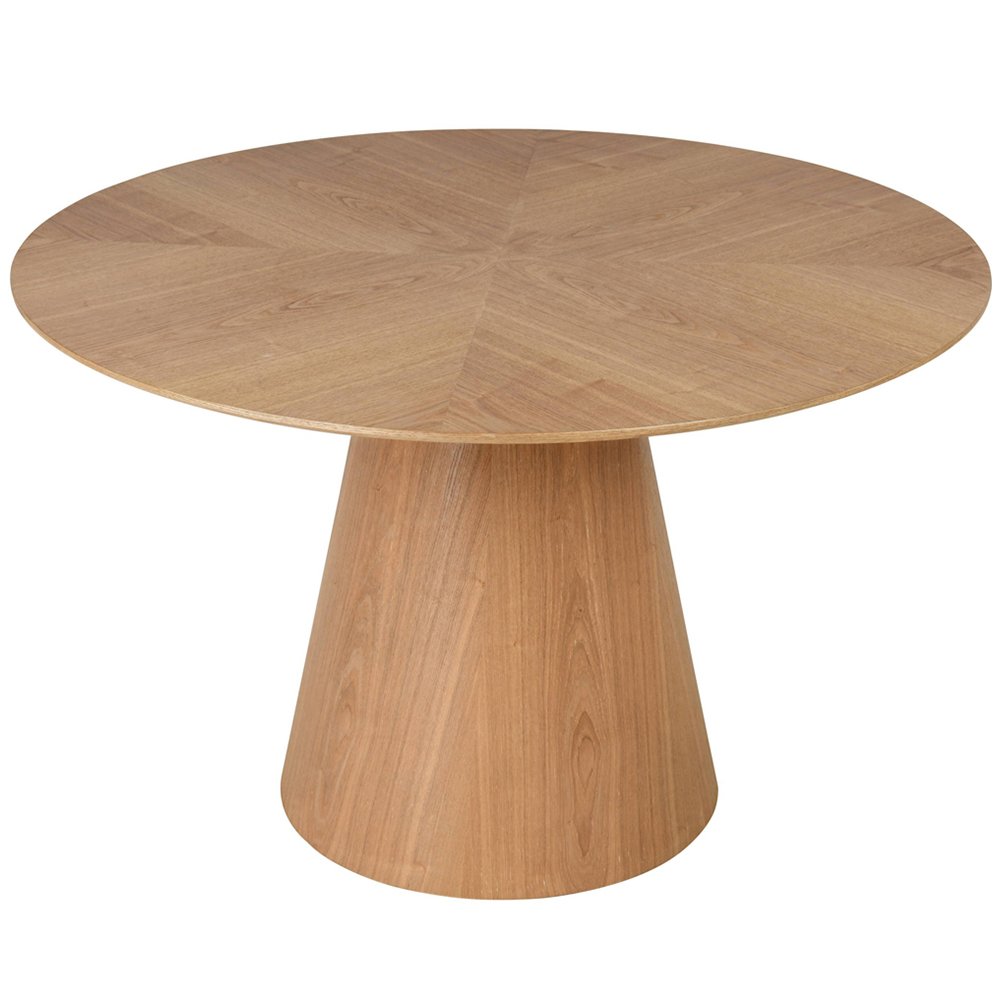 Shankar Claremont 4 Seater Natural Round Dining Table Image 3