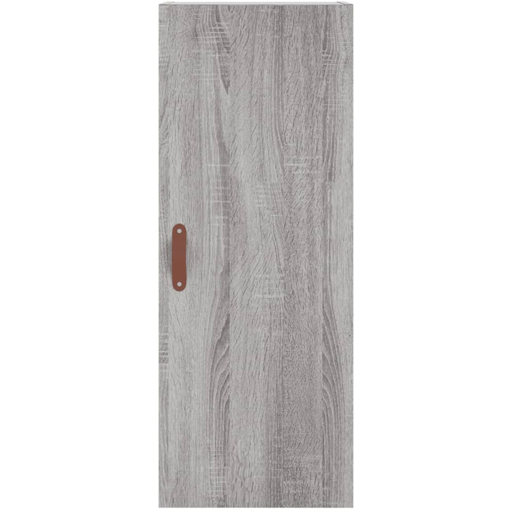 vidaXL Single Door 2 Drawer 2 Shelf Grey Sonoma Highboard Image 8