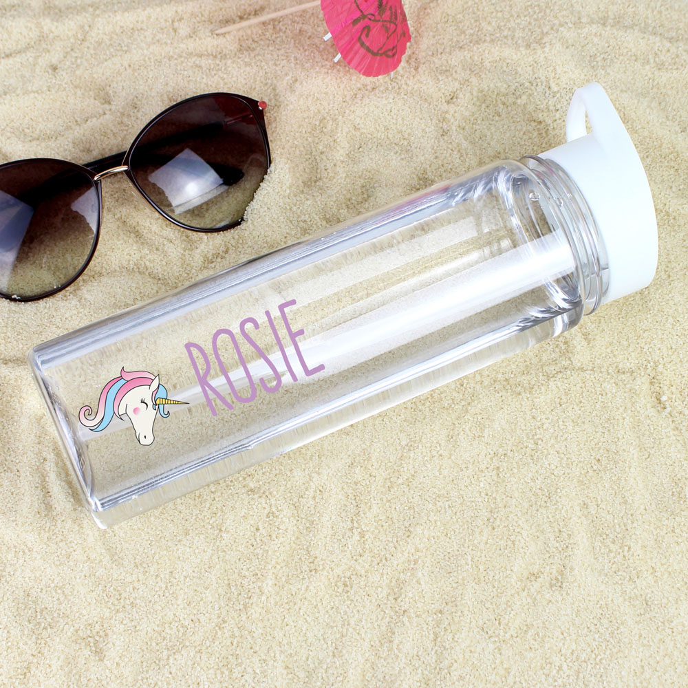 Personalised Memento Unicorn Water Bottle 750ml Image 2