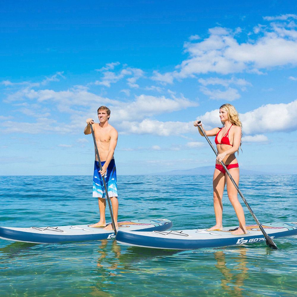 Costway Inflatable Stand Up Paddle Board with Non-Slip Deck 10.5ft Image 4