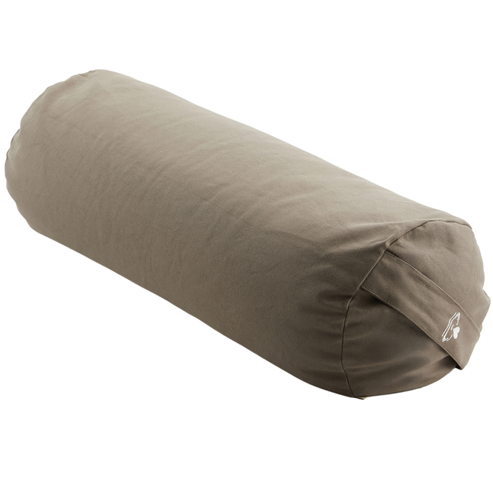 Myga Wood Buckwheat Yoga Support Bolster Pillow Image 1