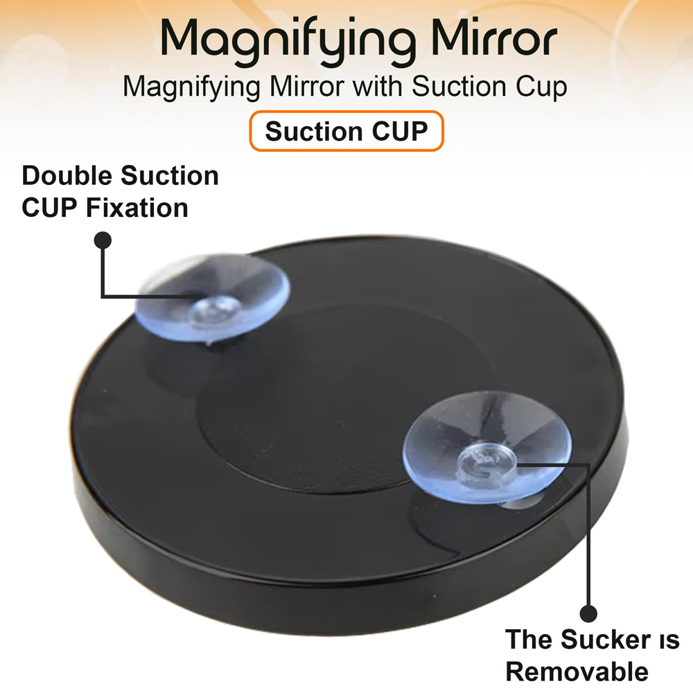 ATEK 20x Magnifying Pocket Vanity Tweezing Makeup Mirror Image 4