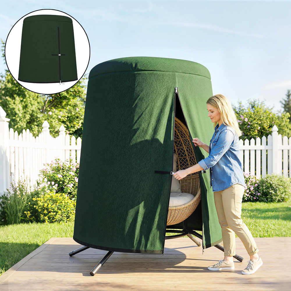 Outsunny Green Hanging Egg Chair Cover 230 x 196cm Image 2