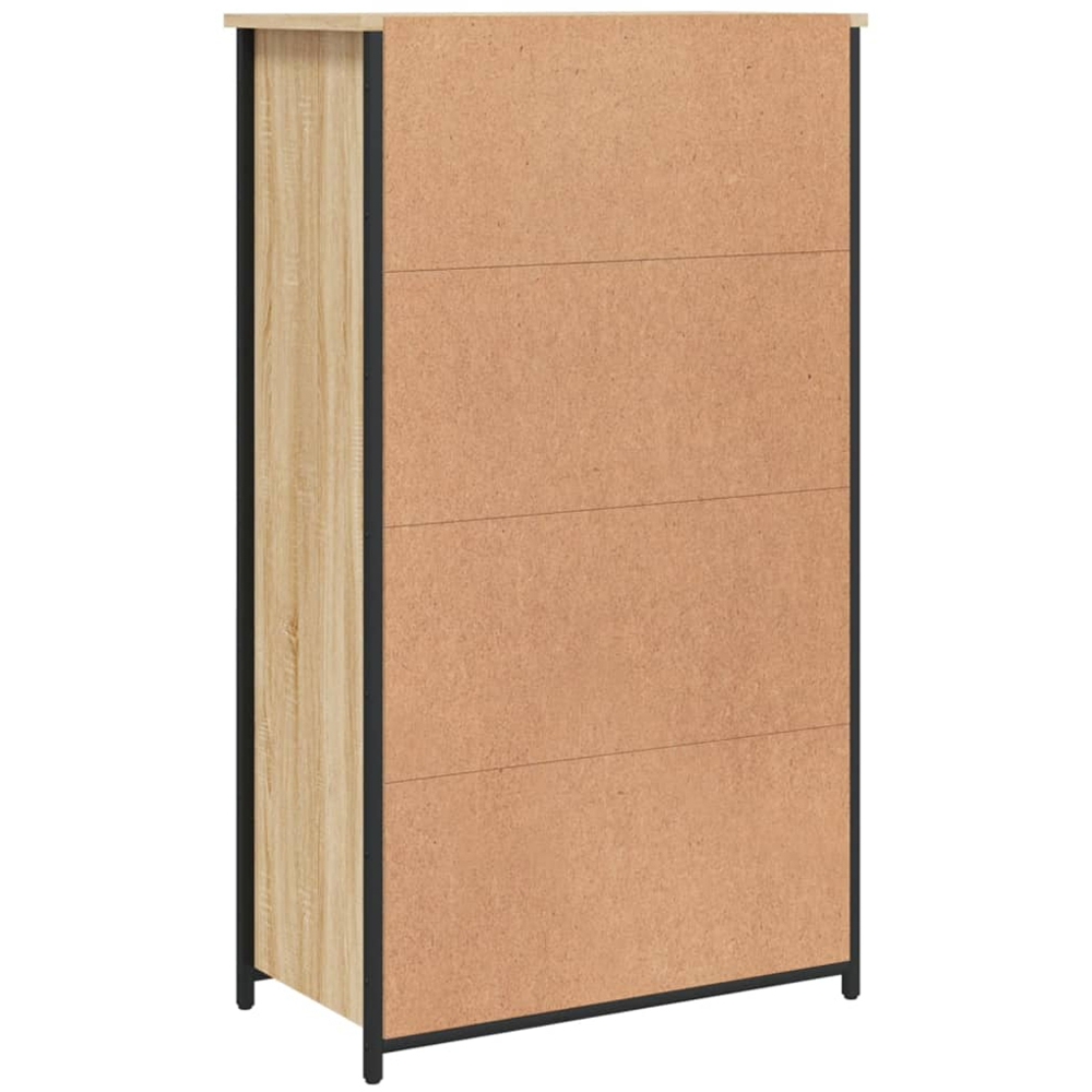 vidaXL 4 Door Sonoma Oak Highboard Image 6