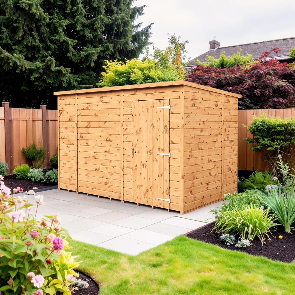 Empire Sheds 10 x 6ft Tongue and Groove Wooden Pent Garden Shed Image 2