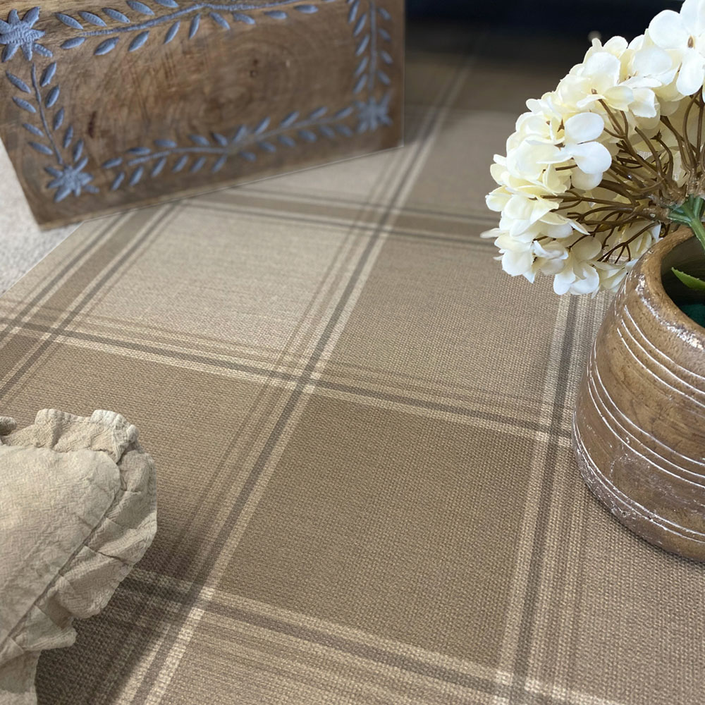 BELGRAVIA CARMELLA CHECK BEIGE Image 4