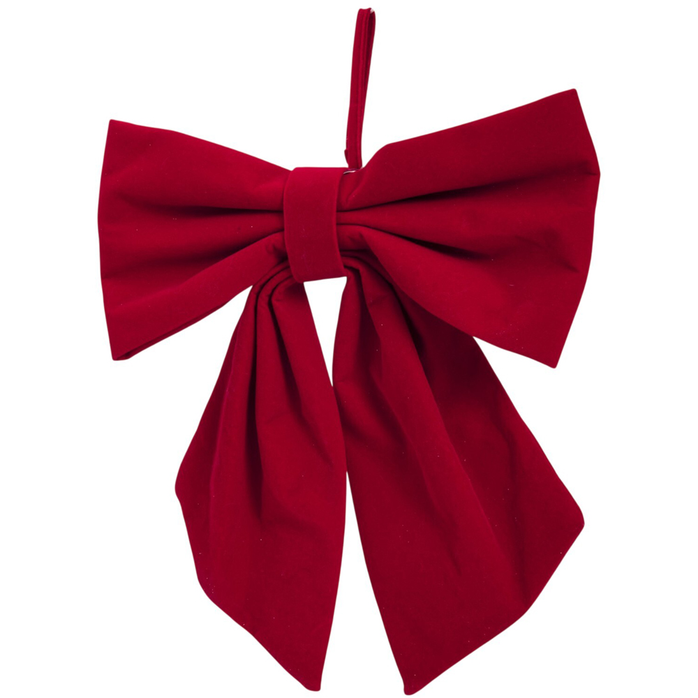 Festive Bow Decoration Red Image 3