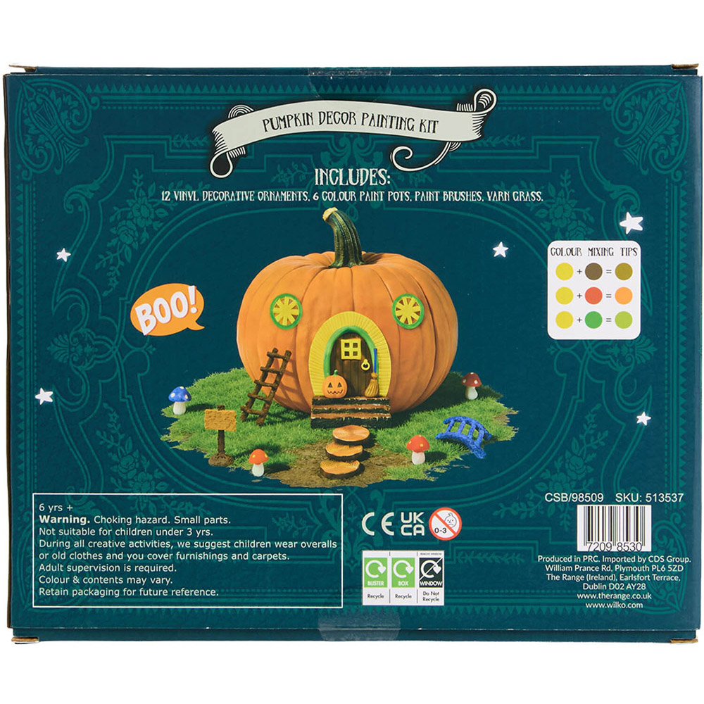 Pumpkin Decor Painting Kit White Image 4