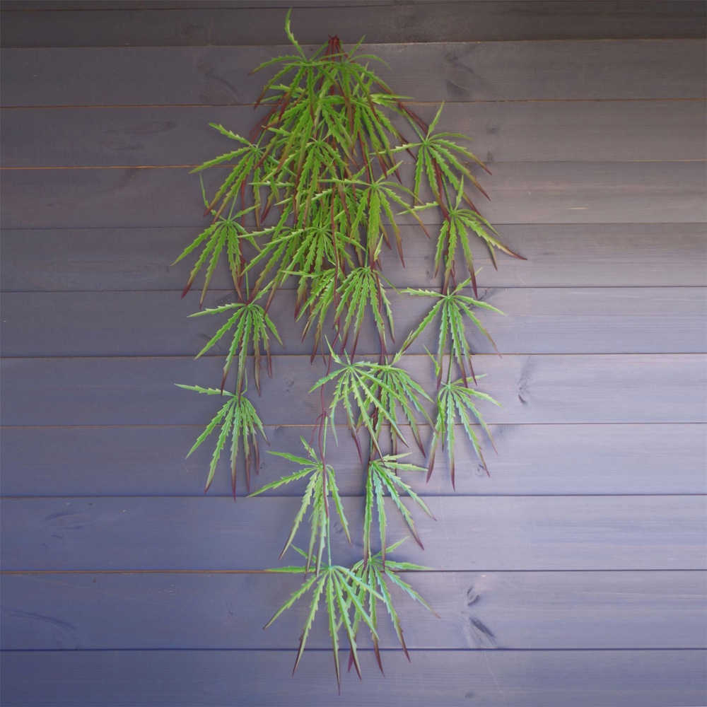 Leaf Fern Hanging Artificial Plant 3ft Image 2