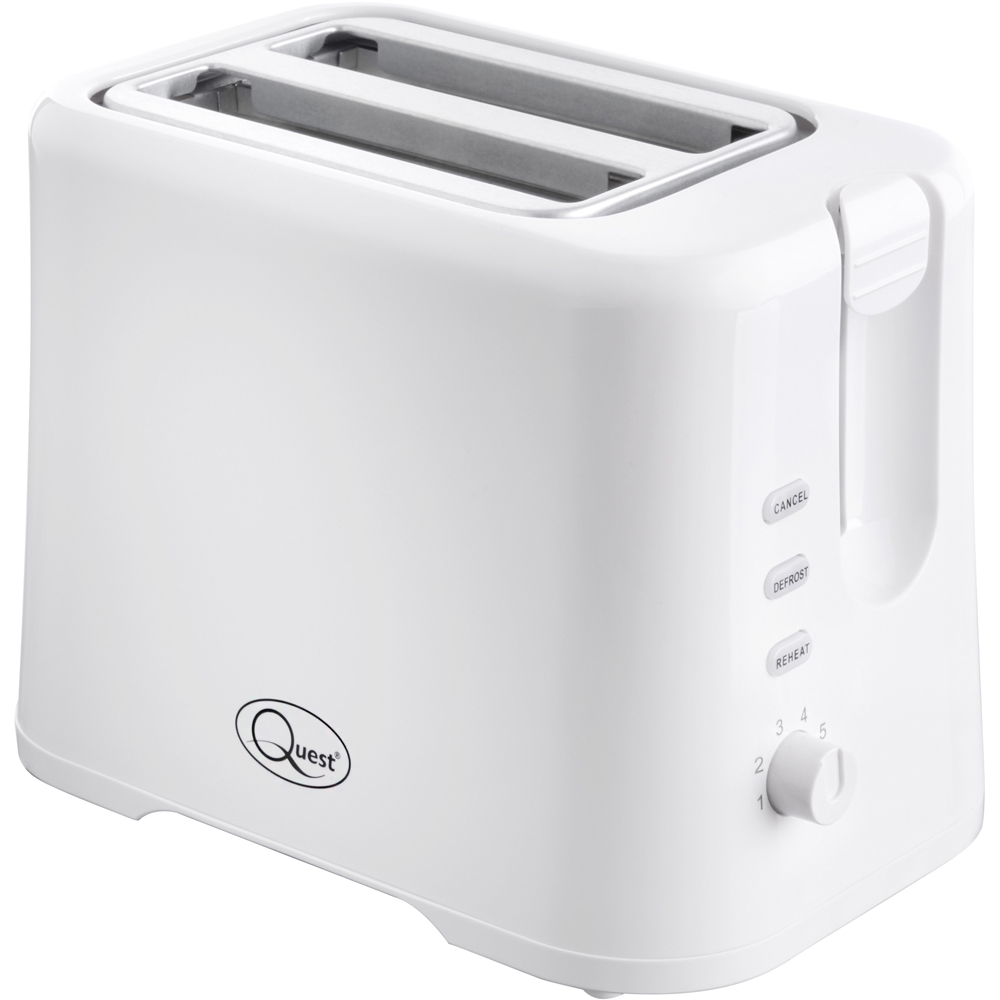 Benross White 2 Slice Toaster Image 1