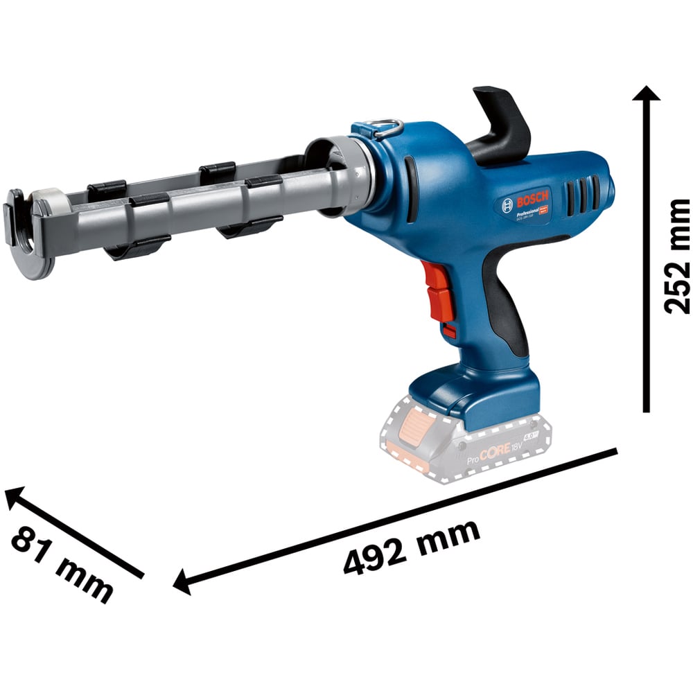 Bosch 18V Professional Caulking Gun Image 2