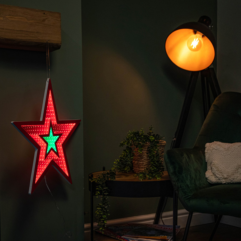Samuel Alexander Light Up Star Infinity Christmas Decoration 47cm Image 7