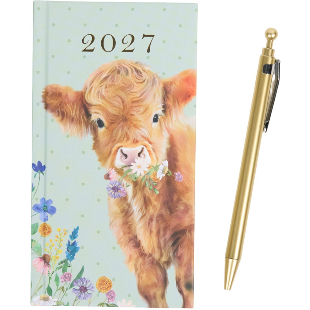 2027 Animal Diary Gift Set with Pen Image 4