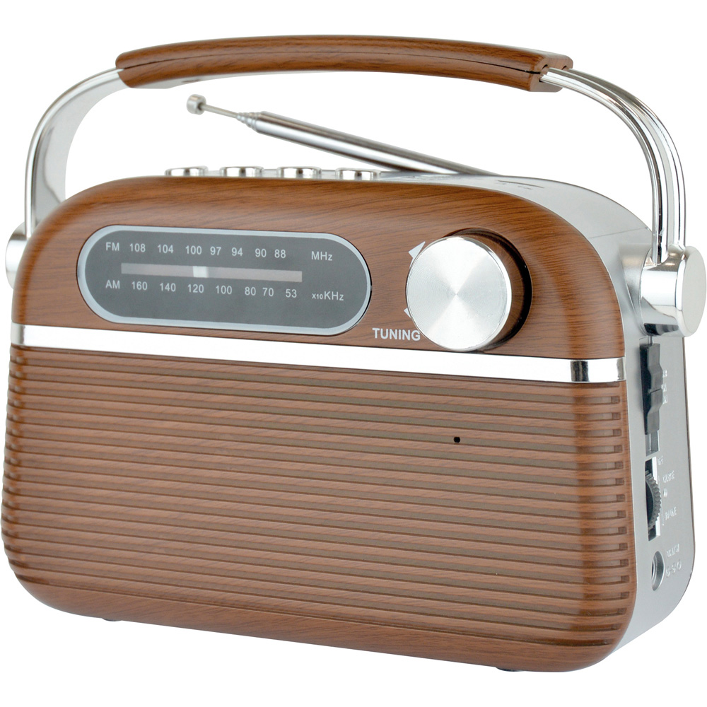 Lloytron Vintage Portable Radio with Bluetooth Image 1