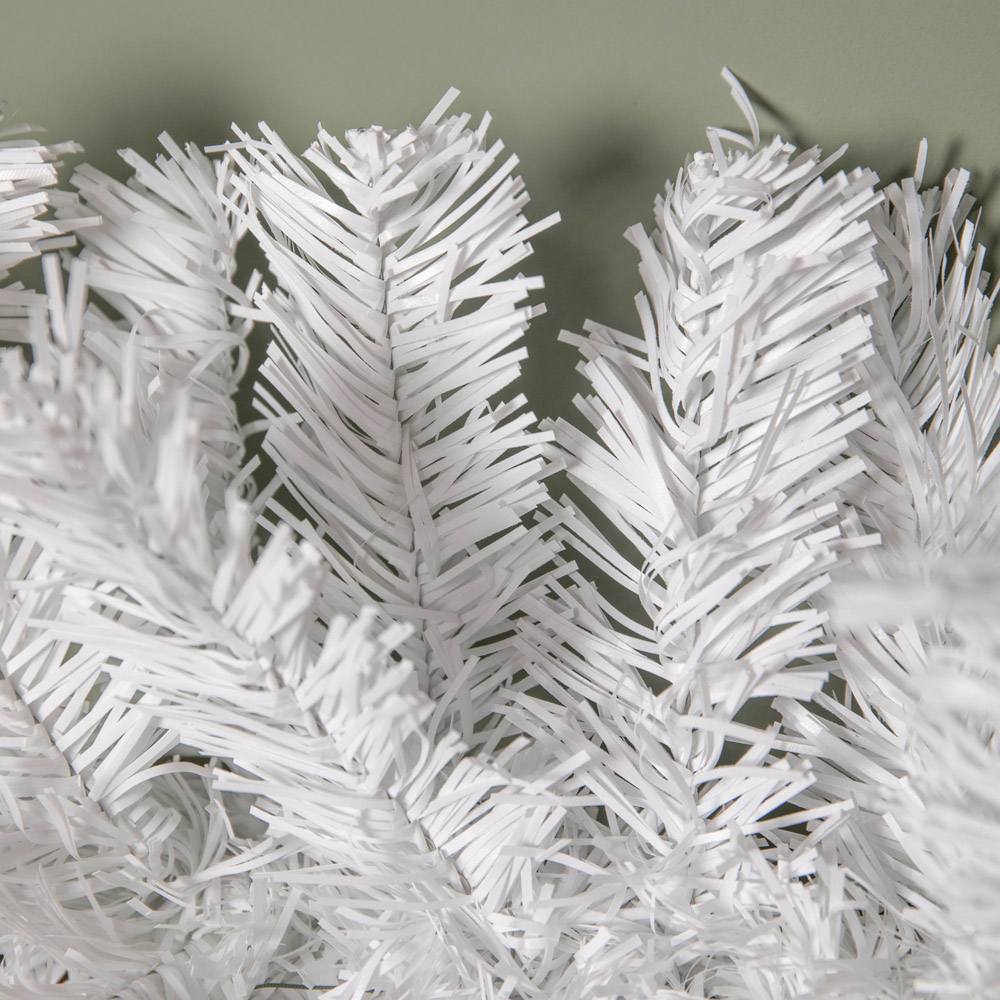 Samuel Alexander White Christmas Garland with PVC Branches 270cm Image 4