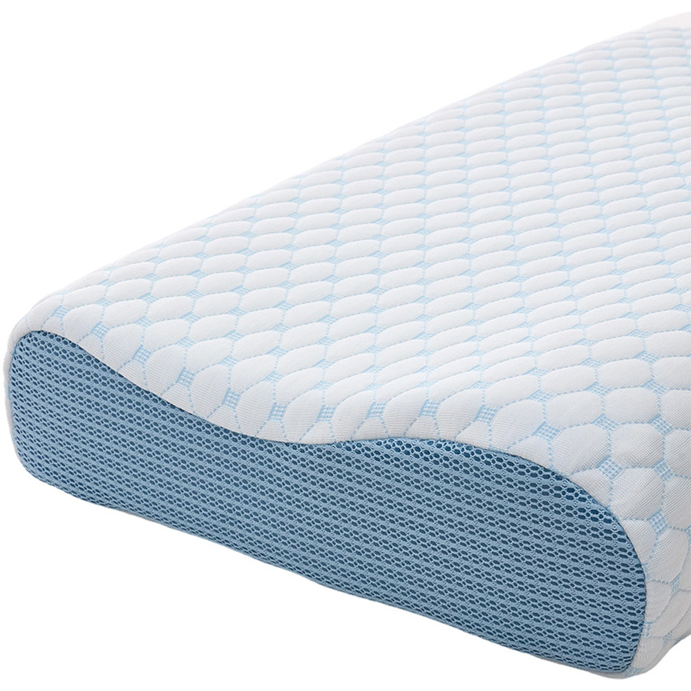 Living and Home White Memory Foam Cooling Pillow with Removable Cover 60 x 40cm Image 4